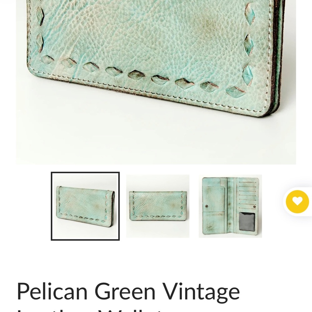 Green Leather Wallet